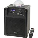 Ibiza Sound KUBE60-BK Mobiele stand-alone luidsprekerbox met rgb led astro lichteffect (1)