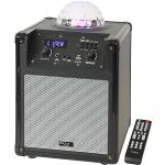 Ibiza Sound KUBE60-SI Mobiele stand-alone luidsprekerbox met rgb led astro lichteffect (1)