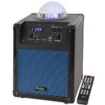 Ibiza Sound KUBE60-BL Mobiele stand-alone luidsprekerbox met rgb led astro lichteffect (1)