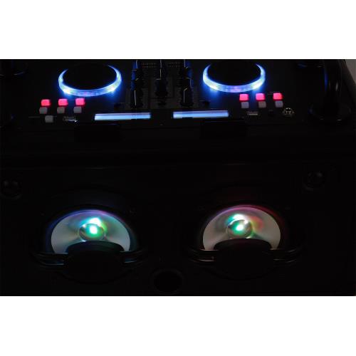 Ibiza Sound DANCE-PARTY Mobiel dj geluidsysteem met bluetooth 200w (3)