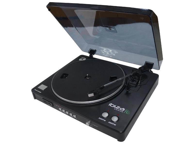 Ibiza Sound LP300 Usb / sd draaitafel met record functie (1)