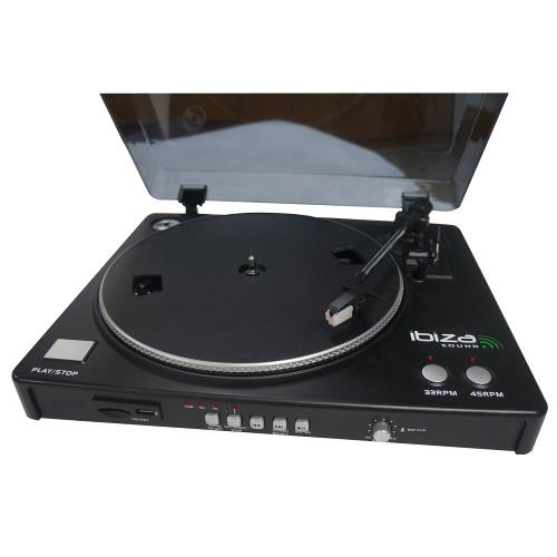 Ibiza Sound LP300 Usb / sd draaitafel met record functie (3)