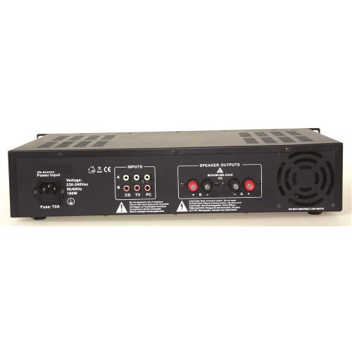 LTC Audio LTC1500 Pa vermogensversterker met usb/sd/mmc-mp3 2 x 750w (2)