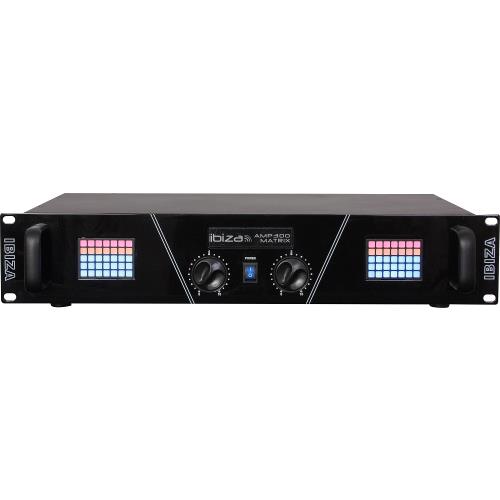 Ibiza Sound AMP300-MATRIX 2 x 240w pa versterker met led matrix display (1)