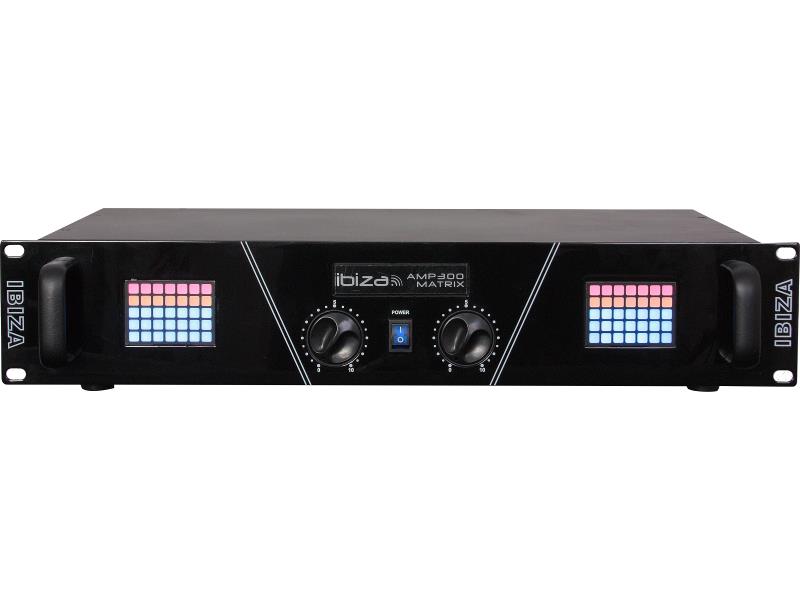 Ibiza Sound AMP300-MATRIX 2 x 240w pa versterker met led matrix display (1)