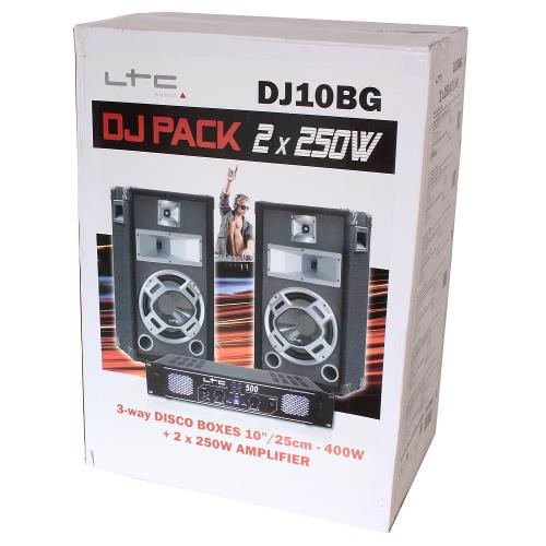 LTC Audio DJ10BG Dj pack 2 x 250w (4)