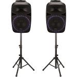 Ibiza Sound PKG15A-SET Geluidset met usb/sd player + bluetooth 15"/38cm - 2 x 500w max. (1)