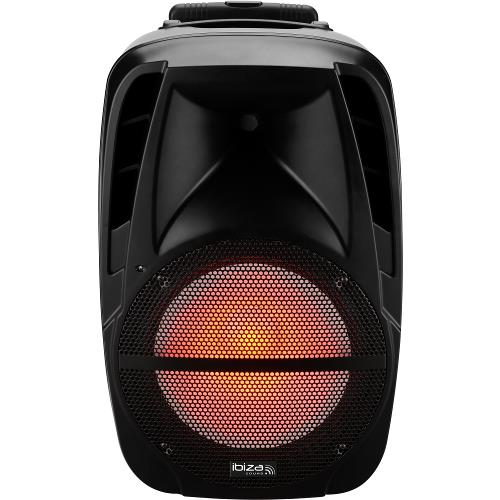 Ibiza Sound BTM15A-LED Actiefbox met usb/sd player + bluetooth 15"/38cm - 500w max. (1)