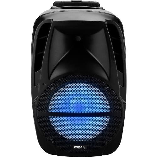 Ibiza Sound BTM15A-LED Actiefbox met usb/sd player + bluetooth 15"/38cm - 500w max. (2)