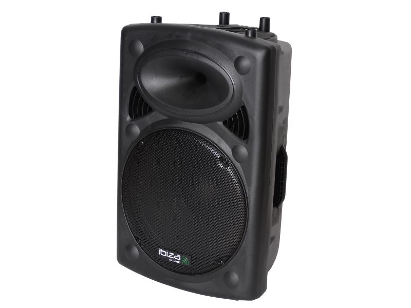 Ibiza Sound SLK15A-BT Actieve speakerbox 15"/38cm 800w met usb-mp3  & bluetooth (1)