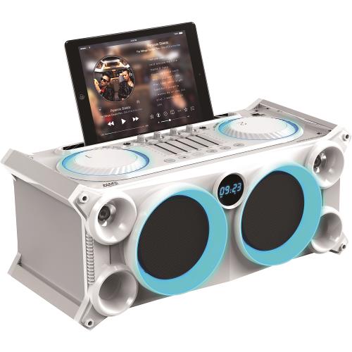 Ibiza Sound SPLBOX200-WH Draagbaar  audio stereo systeem met batterij, bluetooth, usb, sd & fm tuner (2)