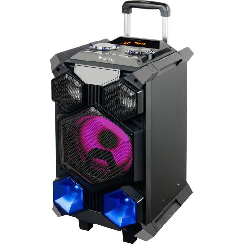 Ibiza Sound SPLBOX350-PORT 50w sound box usb, fm, bt, mic+guitar input, accu (1)