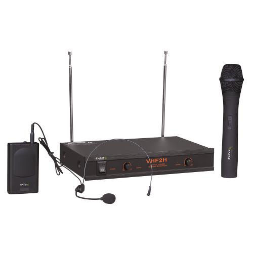 Ibiza Sound VHF2H 2-kanaal draadloos microfoon systeem (1)