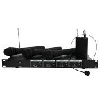 Ibiza Sound VHF4 4-kanaal draadloos microfoon systeem (1)