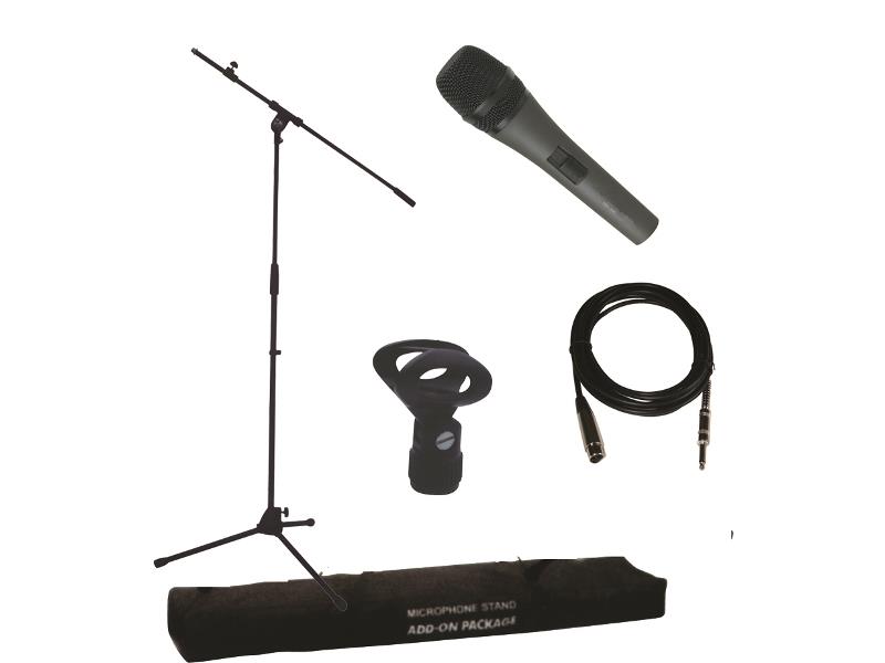 Ibiza Sound SMPACK Microfoon pack met standaard en draagtas (1)