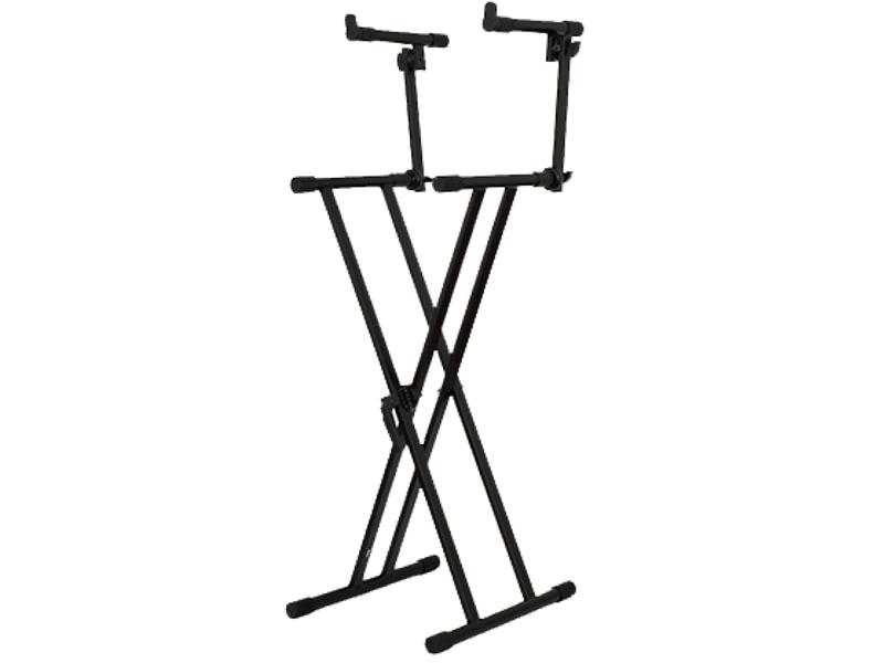 Ibiza Sound SK003 Double keyboard stand (1)