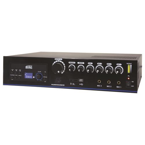 LTC Audio PAA210CD 4-kanaal pa versterker 210w met dvd & usb/sd-mp3 speler (2)
