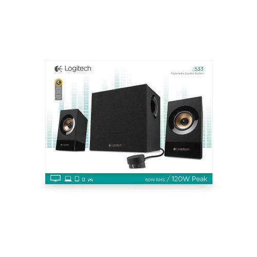 Logitech 980-001054 Speaker 2x 3.5 mm 60 W Zwart