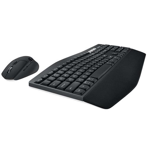 Logitech 920-008226 Draadloze Muis en Keyboard Combiverpakking Kantoor USB US International Zwart