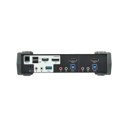 Aten CS1922M-AT-G 2-Poorts KVM Schakelaar USB 3.0 4K DisplayPort MST Zwart