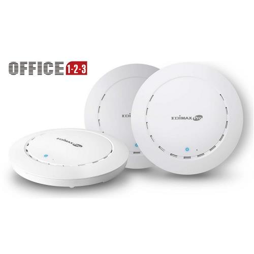 Edimax Office 1-2-3 Draadloze Wi-Fi System AC1300 2.4/5 GHz Wit