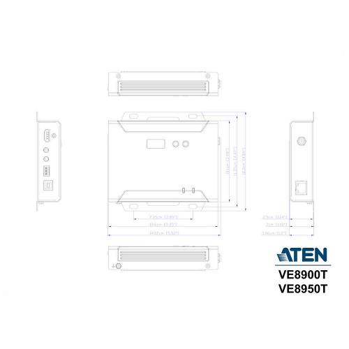 Aten VE8900T-AT-G HDMI Over IP Transmitter 100 m