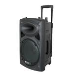 Ibiza Sound PORT10VHF-BT Draagbaar stand-alone pa systeem 10"/25cm met usb-mp3, bt, rec, vox, 1 vhf & 1 bedrade microfoon (1)