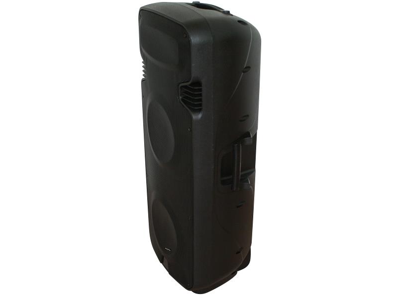 Ibiza Sound PORT238VHF-BT Draagbaar stand-alone pa systeem 2 x 15" / 38cm met usb, sd, bt, vox  & 2 x vhf microfoons (1)