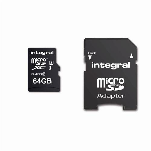 Integral INMSDX64G10-9560-4KV2 microSDXC Geheugenkaart UHS-I 64 GB