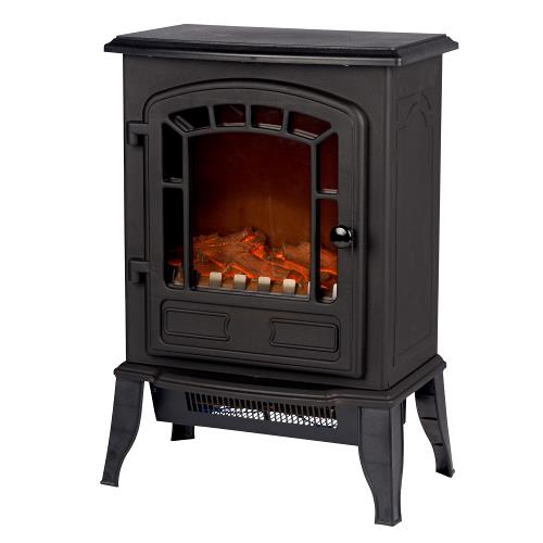 Classic Fire 22417 Electric Fireplace Heater Torino Vrijstaand 2000 W Zwart