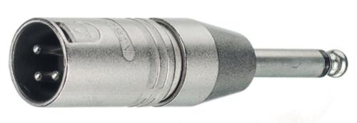 Neutrik NA2MP XLR plug/jack plug mono 6.3 mm