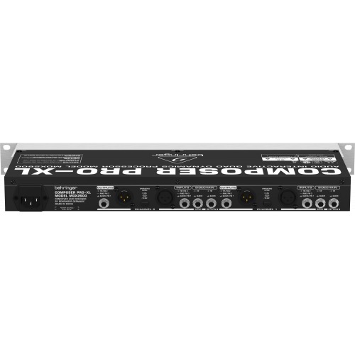 Behringer MDX 2600 compressor/limiter achterzijde