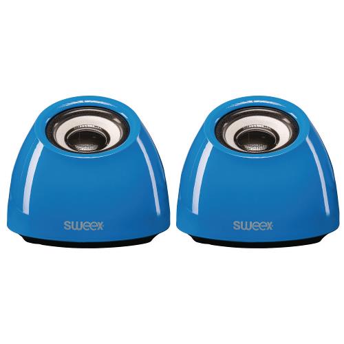 Sweex SW20SPS100BU Speaker 2.0 USB 3.5 mm 6 W Blauw