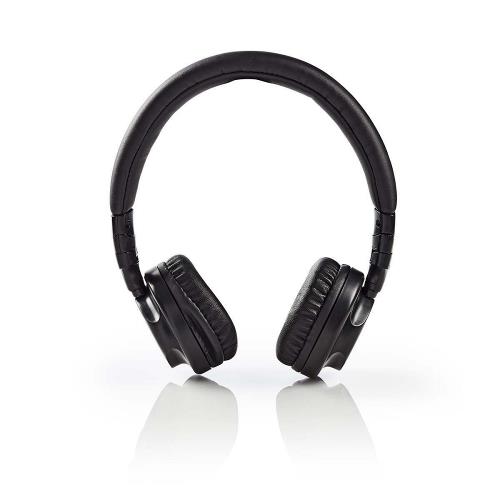 Nedis HPWD2100BK Hoofdtelefoon met snoer | On-ear | Opvouwbaar | 1,2 m loskoppelbare kabel | Zwart
