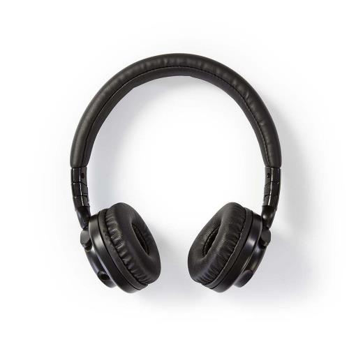 Nedis HPWD2100BK Hoofdtelefoon met snoer | On-ear | Opvouwbaar | 1,2 m loskoppelbare kabel | Zwart