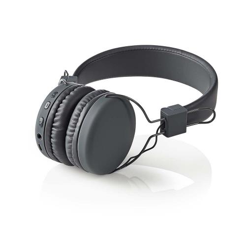 Nedis HPBT1100GY Draadloze hoofdtelefoon | Bluetooth® | On-ear | Opvouwbaar | Grijs
