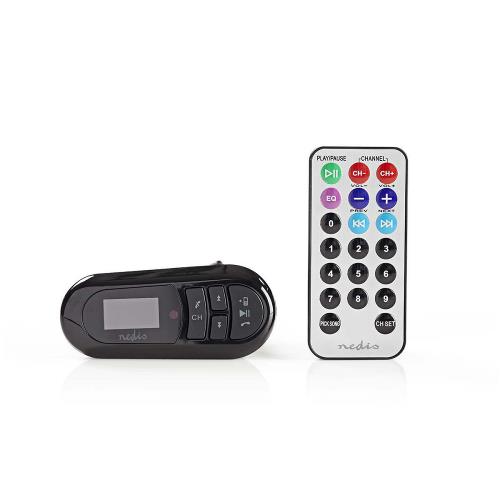 Nedis CATR100BK Auto-FM-zender | Bluetooth® | microSD-kaartsleuf | Handsfree bellen