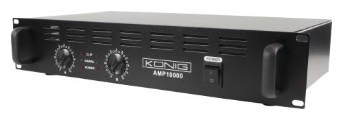 König PA-AMP10000-KN PA versterker 2x 500 W