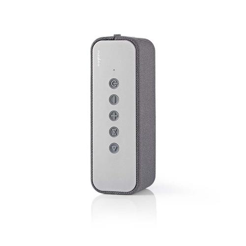 Nedis SPBT2002GY Luidspreker met Bluetooth® | 2x 30 W | True Wireless Stereo (TWS) | Waterbestendig | Grijs