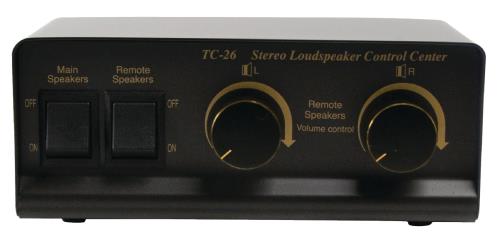 Valueline SPSWITCH-1 2-weg stereo luidsprekerschakelaar