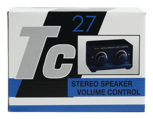 Valueline SPSWITCH-1/2 Stereo luidspreker volumeregelaar