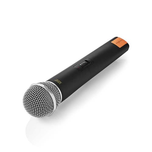 Nedis MPWL512BK Draadloze Microfoonset | 1-Kanaals | 1 Microfoon Inbegrepen
