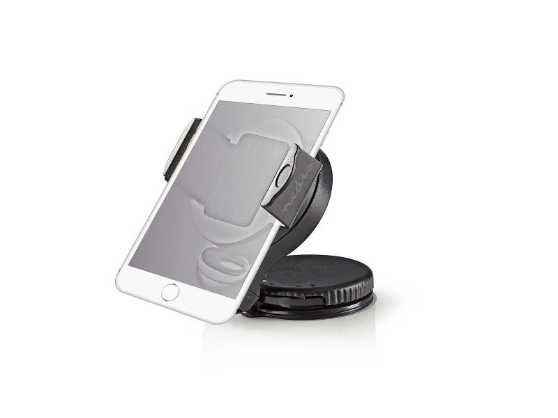 Nedis SCMT400BK Smartphone-houder voor auto | Zuignap | Over 360° draaibaar | Over 90° kantelbaar