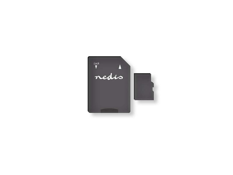 Nedis MMSD64100BK Geheugenkaart | microSDHC | 64 GB | Tot 90 Mbps schrijven | Klasse 10