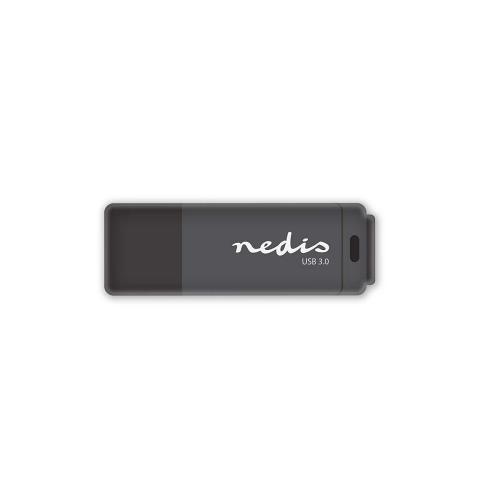 Nedis FDRIU332BK USB 3.0-stick | 32GB | 80 Mbps lezen / 9 Mbps schrijven | Zwart