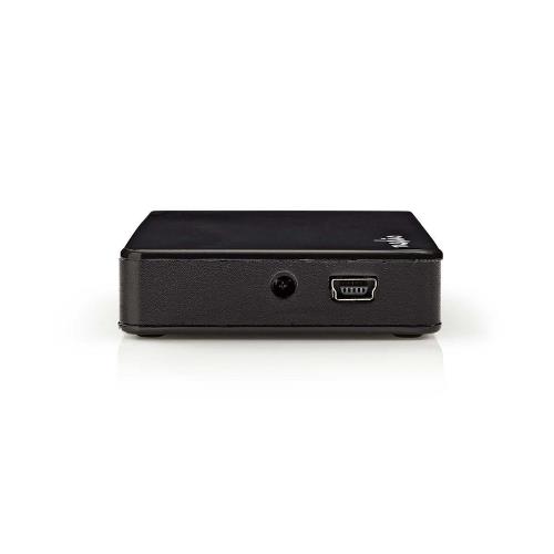 Nedis UHUBU2730BK USB-hub | 7-poorts | Gevoed over USB 2.0 | Afzonderlijke voeding