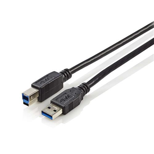 Nedis HDDUSB3200BK Harde Schijf-Dockingstation | USB 3.0 | SATA | Single Bay | met Voedingsadapter
