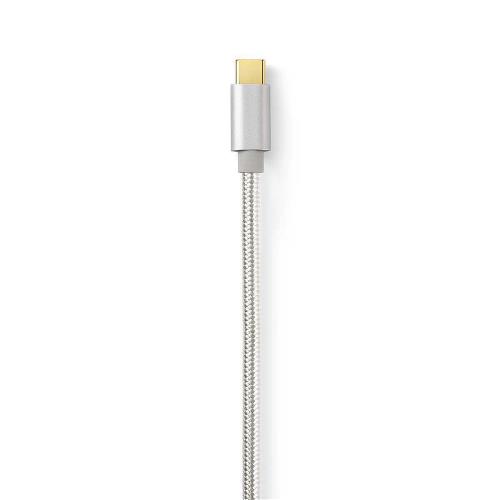Nedis CCTB60650AL30 Kabel USB 2.0 | Type-C male - Micro-B male | 3,0 m | Aluminium