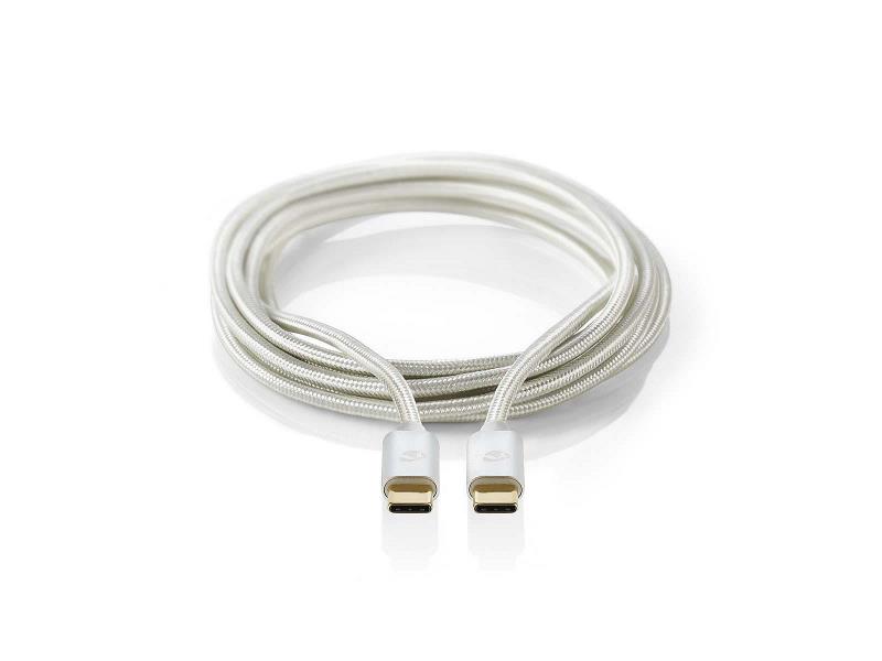 Nedis CCTB64700AL20 USB 3.1-kabel (Gen1) | Type-C male - Type-C male | 2,0 m | Aluminium
