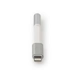 Nedis CCTB39950AL015 Apple Lightning-adapter | Apple Lightning 8-pins male - 3,5 mm female | 0,15 m | Aluminium